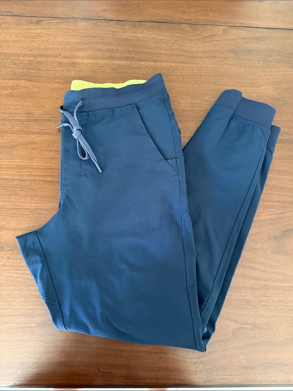 Birddogs Navy Joggers with Neon Lime Interior